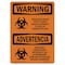 Signmission Safety Sign, OSHA WARNING, 7" Height, 10" Width, Infectious Waste Damage Leak Bilingual, Landscape OS-WS-D-710-L-12644 - alternate 1